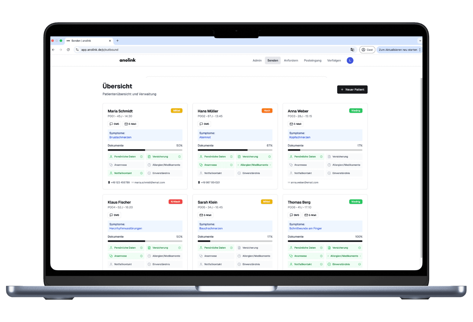 anolink Enterprise Dashboard Preview